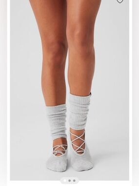 ALO Yoga Strappy Siren Grip Sock NWT